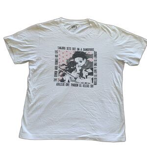 MANGA UT Demon Slayer Tanjiro Nezuko T-shirt White from Japan Uniqlo Large Anime
